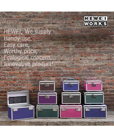 HEWEI WORKS Locking Box 14.2''x 7.2''x 8.2'' - Childproof Medication & Valuables Organizer (Coffee/Large) - Buy Online on GoSupps.com