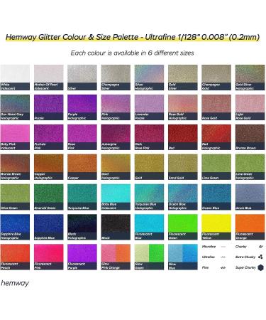 Hemway Premium Ultra Sparkle Glitter 100g - Gold Holographic Fibre | Arts, Crafts, Nails, Cosmetics, Resin | 3.5oz Metallic Flake - Multi Purpose, Festival Ready - Buy Online on GoSupps.com
