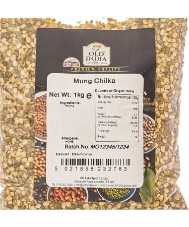 Old India Mung Chilka 1kg - Premium Quality Whole Green Gram for Cooking - Buy Online on GoSupps.com