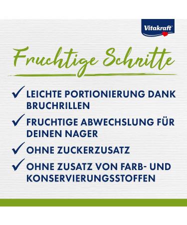 Vita Power Frutti Corn 30g Sugar-Free Fruit Cuts for Rodents with Banana Cowardly & Dates Portionable Pet Treats - Buy Online on GoSupps.com