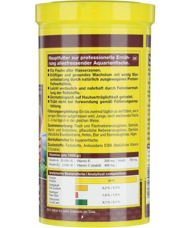 JBL NovoBel Complete Aquarium Fish Food - 1L Flakes for 3-20 cm Fish | International Shipping Available - Buy Online on GoSupps.com