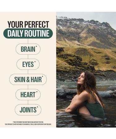 Orlo Vegan Omega 3 Algae Oil 1000mg - Natural Icelandic Nordic Omega-3 EPA & DHA Supplement - Fish Oil & Krill Alternative for Heart & Brain 60 Easy-to-Swallow Burpless Mini Softgels 60 Softgels (1 Pack) - Buy Online on GoSupps.com