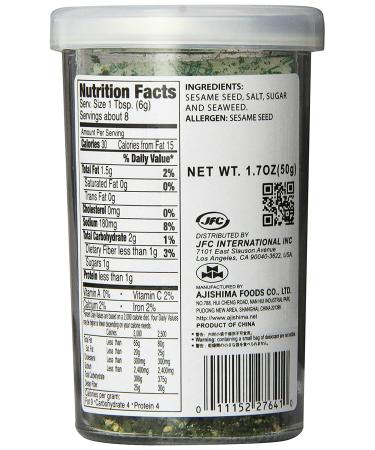 JFC International Seasoning Furikake 1.7 oz - Authentic Japanese Seasoning - Buy Online on GoSupps.com