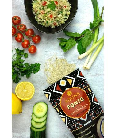 Aduna Organic Fonio Super-Grain - 6 x 250g Packs - Buy Online on GoSupps.com