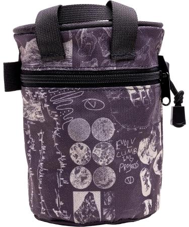Evolv Collectors Chalk Bag in Charcoal - Premium Climbing Chalk Bag - Buy Online on GoSupps.com