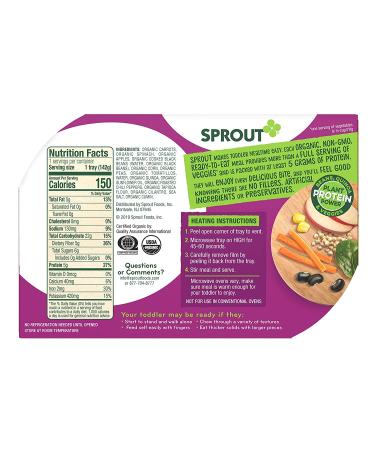 Sprout Organic Baby Burrito Bowl | 12+ Months | 5 oz (142g) - Healthy Meal Option - Buy Online on GoSupps.com