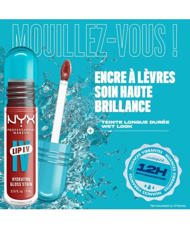 NYX Professional Makeup Lip IV Gloss up to 12h hydration highly pigmented shiny finish Burst That Tang! - Buy Online on GoSupps.com