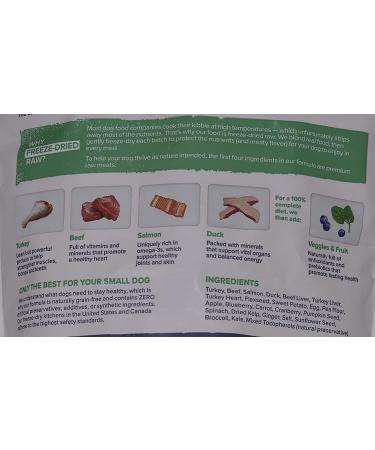 Dr. Marty Nature's Blend Freeze Dried Raw Dog Food 6 oz - Premium Nutrition for Dogs - Buy Online on GoSupps.com