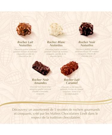 Lindt - Ballotin de Chocolats CONNAISSEURS - Assortiment de Rochers - Pour offrir ou se faire plaisir 189g - Buy Online on GoSupps.com