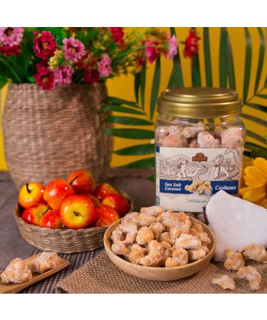LAFOOCO Sea Salt Coconut Cashews - Premium Lightly Sea Salted Cashews with Coconut Flakes, 14.1 oz - Nutrient-Rich, High Protein Snack - Perfect Gift for Celebration and Holiday - Buy Online on GoSupps.com