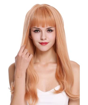 WIG ME UP - DL047-1344 Wig Women's Wig Long Straight Wavy Tips Red Blonde Light Red Orange Red Orange Red (1344)
