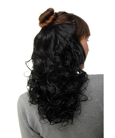 Buy WIG Me Up Half Wig Clip-In Extension - Voluminous Black Curls 40cm Long 25cm Wide - H9312-1B - Buy Online on GoSupps.com