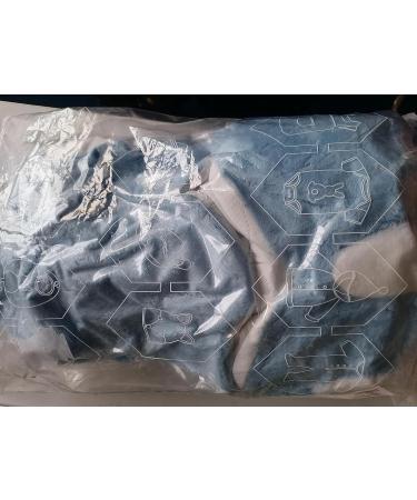 Newborn Baby Cartoon Bear Snowsuit Fleece Hooded Romper 3-6 Months Blue Rabbit - Buy Online on GoSupps.com