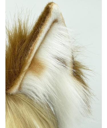 Furry Cat Fox Wolf Ears Headband - Halloween Christmas Animal Cosplay Costume - Buy Online on GoSupps.com