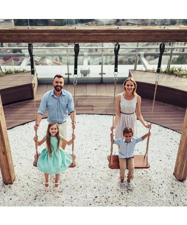 5ft Tree Swing Hanging Straps Kit - 2000 lb Capacity - Easy Installation with Safer Lock Carabiner Hooks - Ideal for Swing Sets, Tire Swings, Hammocks - Buy Online on GoSupps.com