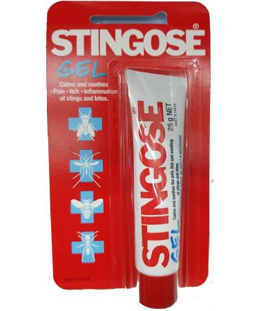 Stigose Gel   Fast Relief of Pain  Itch and Swelling from Bug Bites and Stings. 1 Treatment in Australia. 25 gr.