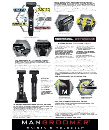 MANGROOMER Super Stud 2 Back & Body Bundle: Back Hair Shaver + Professional Body Groomer - Buy Online on GoSupps.com