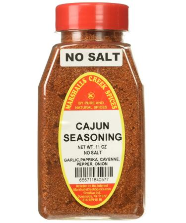 Marshalls Creek Spices New Size Seasoning, Cajun No Salt, 11 Ounce Cajun No Salt 11 Ounce (Pack of 1)