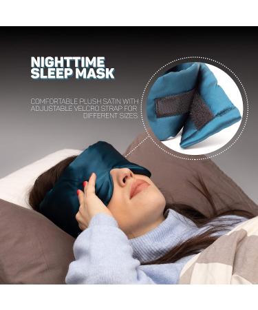 Eye See Satin Sleep Mask for Women and Men - Blindfold Eye Mask for Sleeping with Adjustable Strap - Comfortable Faux Silk Eye Mask for a Good Nights Rest! - Great for Travel - Blocks All Light ! - Buy Online on GoSupps.com