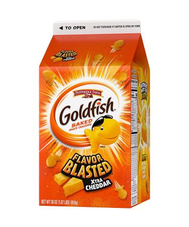 Goldfish Flavor Blasted Xtra Cheddar Crackers 30 oz - Snack Crackers | Buy Online - Buy Online on GoSupps.com
