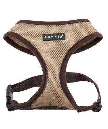 Puppia dog harness for small and medium -sized dogs - super soft in many colors - also used as a puppy dishes - anti -anti -tension harness for dogs beige s s beige