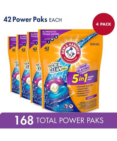 Arm & Hammer Plus Odor Blasters 5in1 168ct (4x42ct) - Pack of 4 - Buy Online on GoSupps.com