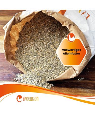 Egg Volution Organic Chicken Food 800g - Premium Laying Flour with Oregano for Hens Quail & Poultry - Healthy & Delicious Single Feed - Buy Online on GoSupps.com