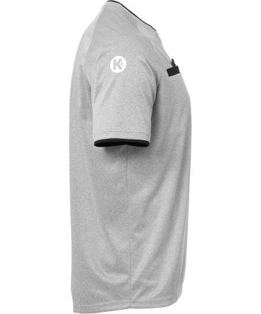Kempa Men's Referee Jersey - Dark Grey Melange | International Shipping Available - Buy Online on GoSupps.com