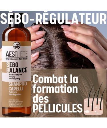 Oily Hair Shampoo and Anti-Dandruff Oily With Glycolic Acid Rosemary and Zinc Purifying Shampoo For Men and Women For Curly Straight Hair Anti-Itch Sebum Regulator 250ml - Buy Online on GoSupps.com