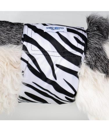 Micoooyo Washable Abdominal Bandage for Male | Reusable Dog Diapers | Suctionable Dog Wrap with Adjustable Closure | Medium (3-Pack) - Wild Africa 33-40.6cm Waist - Buy Online on GoSupps.com