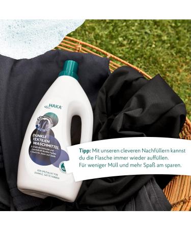 HAKA Dark Textiles Detergent 1L - Eco-Friendly Care for Dark Colors | International Shipping - Buy Online on GoSupps.com
