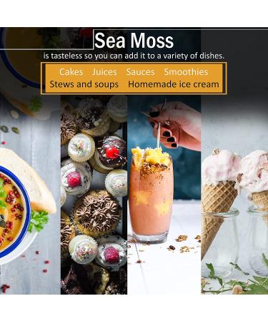 DualSpices Sea Moss Gold 16 Oz - Wildcrafted from Jamaica, Non-GMO Vegan Superfood - No Salt, Sand, Chemicals, Preservatives - 1lb Raw Fresh Harvested from Caribbean Sea - Buy Online on GoSupps.com