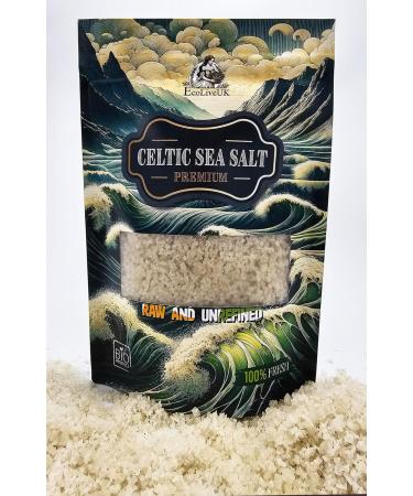 EcoLiveUK Celtic Salt 300g | Rich in 82+ Essential Minerals | Hand Harvested from France | RAW and UNREFINED | Premium Quality - Buy Online on GoSupps.com