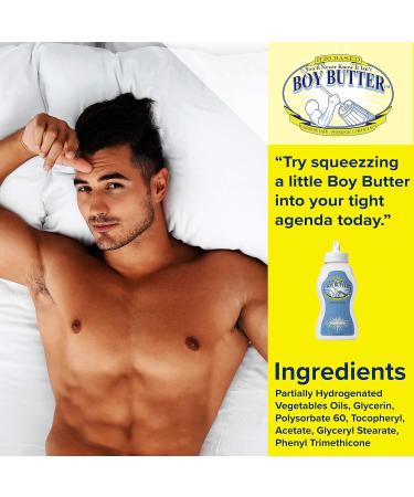 Boy Butter H2O Formula Water Based Lubricant Personal Lubricants for Privacy with Vitamin E and Shea Butter Non-Sticky Washable and Clear Non-Staining Lube Made in the USA 9oz H2O 266 ml (Pack of 1) - Buy Online on GoSupps.com