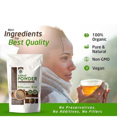 HENNA COSMETICS CYPRI Harad Powder/Terminalia Chebula/Haritaki - Herbal Supplement Pure | 100 Grams/ (3.53 Ounces) 100% Natural Pure Organic - Buy Online on GoSupps.com