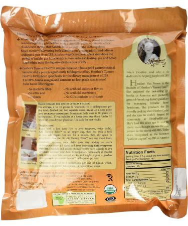 Organic Acacia Senegal Fiber Bulk Kit - 3 x 1lb. Pouches for IBS Relief by Heather's Tummy - Buy Online on GoSupps.com