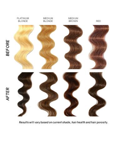 Overtone Chocolate Brown Color Depositing Conditioner 8 oz - Semi-permanent Hair Color with Shea Butter & Coconut Oil - Cruelty-Free Temporary Hair Color - Buy Online on GoSupps.com