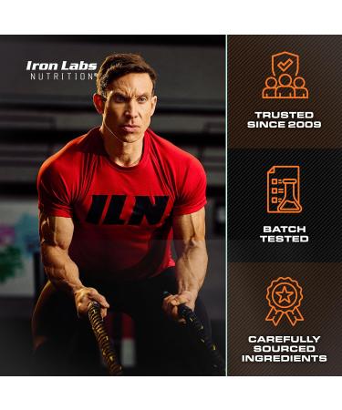 Iron Labs ZM6 3 Month Supply Zinc Magnesium Aspartate Supplement 180 Vegetarian Capsules Magnesium and zinc Supplements for Men & Women 180 Count (Pack of 1) - Buy Online on GoSupps.com