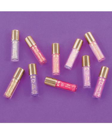 Three Cheers for Girls Pink and Gold Lip Gloss Set - 10 Pack Kids & Teens Vanilla Flavored Hydrating Lip Gloss - Pink, Purple, Nude & More! Ages 8 - Buy Online on GoSupps.com