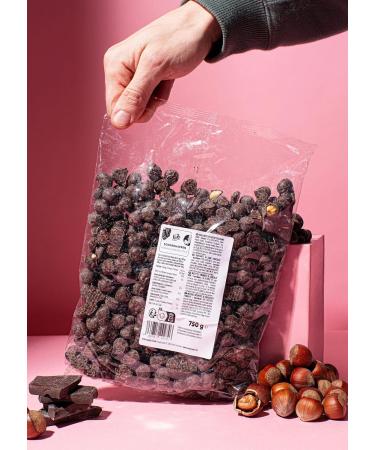 KoRo - Dark Chocolate Coated Hazelnuts 750g - Buy Online on GoSupps.com