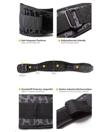 FITTEGE Weight Lifting Belt V2 - Premium Weightlifting Belt for Men & Women | Ideal for Bodybuilding Strength Training & CrossFit - Gym Workout Gear - Buy Online on GoSupps.com
