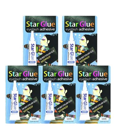 STAR GLUE Waterproof Eyelash Adhesive Combo - 10 Pcs, 0.24oz - Eye Shadow, Mascara, Eyeliner Set - Buy Online on GoSupps.com