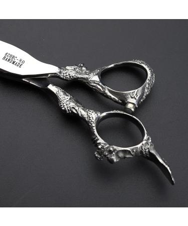 Roll Over Image to Zoom in Professional Hairdressing Scissors 7/7.5/8 Inch Hairdressing Scissors Gold and Black Gold Dragon Scissors (8-inch Flat Shear) - Buy Online on GoSupps.com