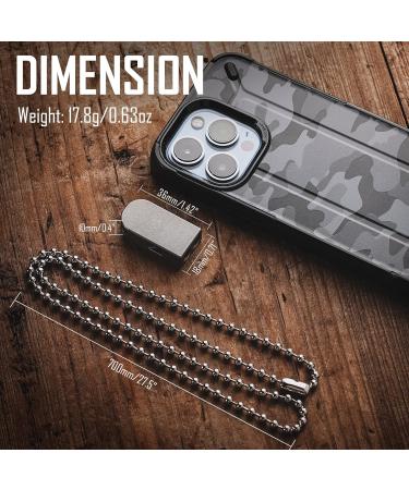 KeyUnity Titanium Emergency Whistle - EDC Loud Signal Whistle for Outdoor Camping Hiking & Training | International Shipping Available - Buy Online on GoSupps.com