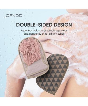 Double-Sided Bath Sponges for Women & Men - Loofah Shower Puffs & Scrubbies - Pink Bath Gloves for Ultimate Clean - Buy Online on GoSupps.com