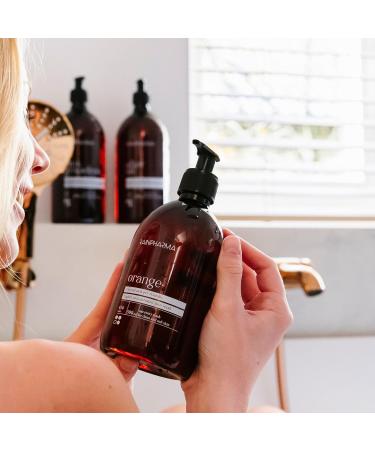  RainPharma Skin Wash Orange - 1000 ml - Skin care - Shower gel - 1 pump per wash - Valid for 1 year - Buy Online on GoSupps.com