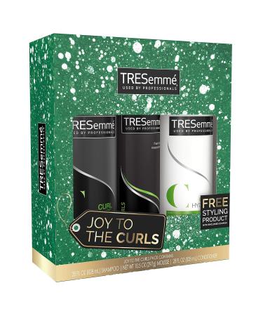 TRESemm Joy To The Curls Gift Set - Shampoo Conditioner & Mousse for Curly Hair Care - International Shipping Available - Buy Online on GoSupps.com