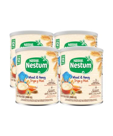 Nestle Nestum Baby Cereal, Wheat & Honey, 10.5 OZ Honey 10.5 Ounce (Pack of 4) - Buy Online on GoSupps.com