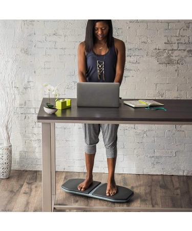 Gaiam Evolve Balance Board - Grey/Black | Standing Desk Accessory - Buy Online on GoSupps.com