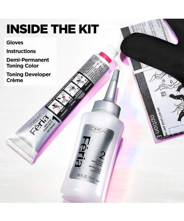 L'Oreal Paris Feria Anti Brass Power Hair Toner - Champagne Blonde, 1 Count - Buy Online on GoSupps.com